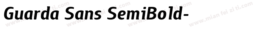 Guarda Sans SemiBold字体转换